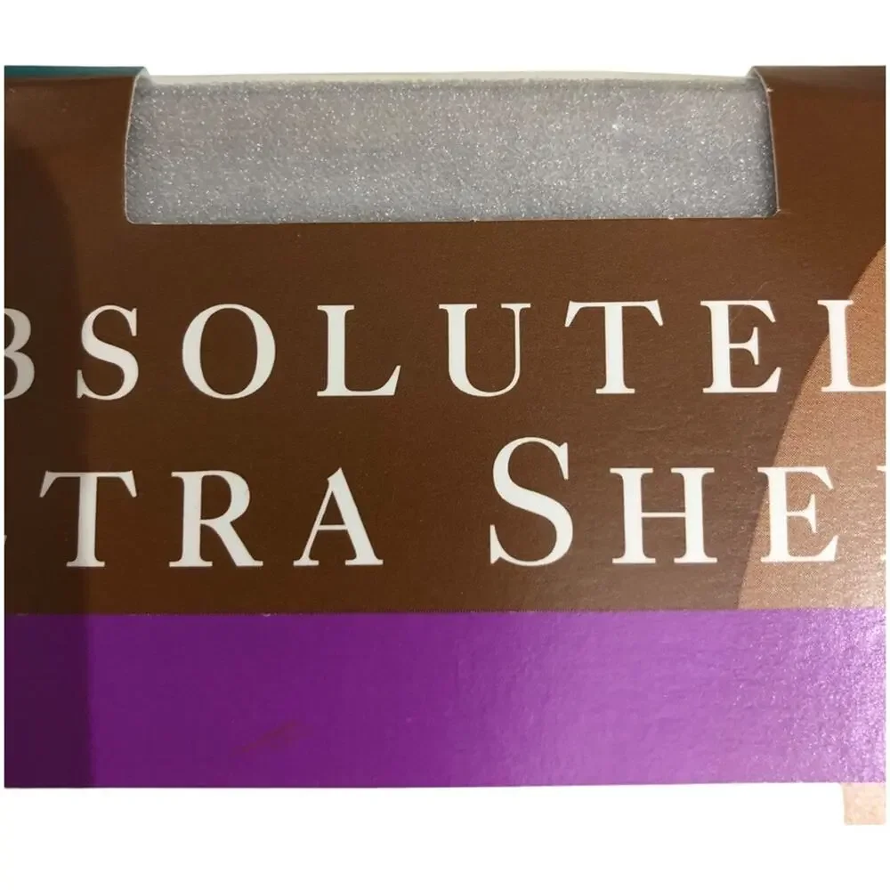 Hanes Absolutely Ultra Sheer Control Top Sandalfoot Silver Panty Hose Size E